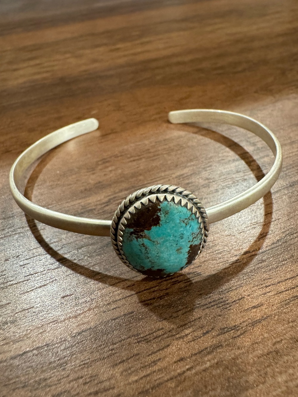 Handcrafted Turquoise Silver 925 Cuff Bracelet
